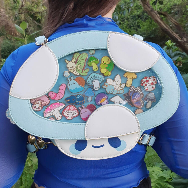 Blue Mushroom Ita Bag