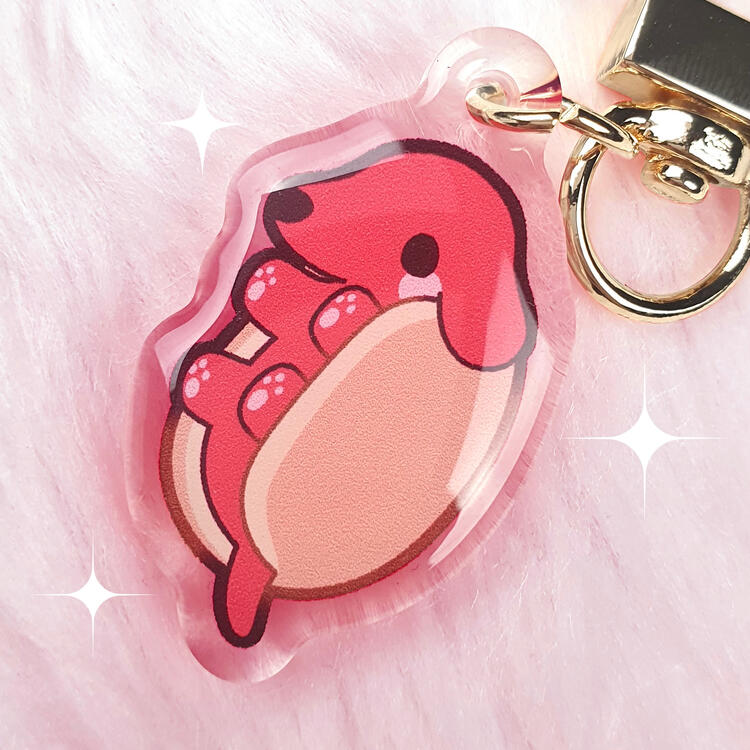 Hot Dog Keychain