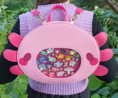 Pink Axolotl Ita Bag