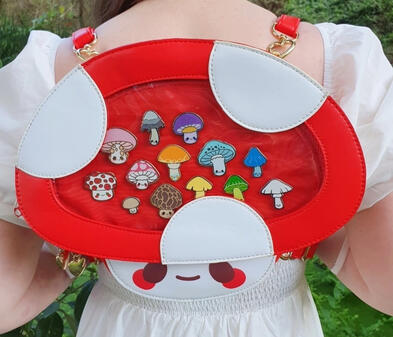 Red Mushroom Ita Bag