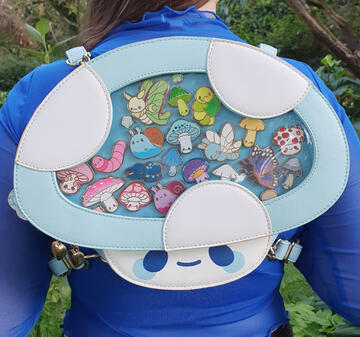 Blue Mushroom Ita Bag