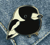 Magpie Enamel Pin