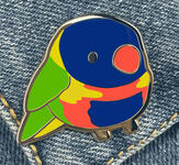 Lorikeet Enamel Pin
