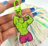 Muscle Frog Keychain